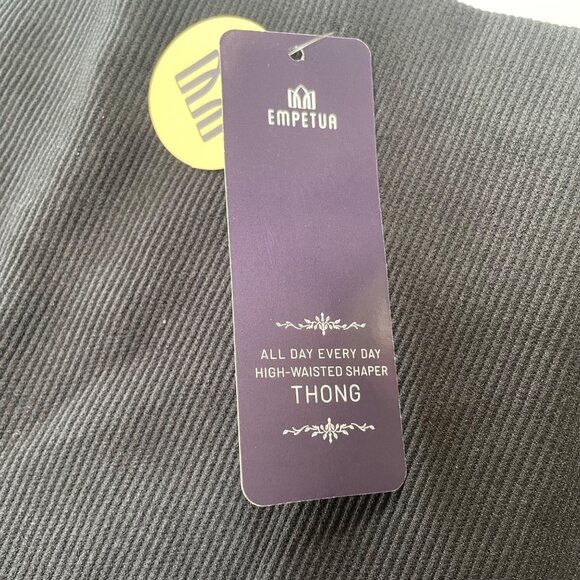 Shapermint Empetua All Day Every Day High-Waisted Shaper Thong Black 2XL 98099 - Picture 6 of 6